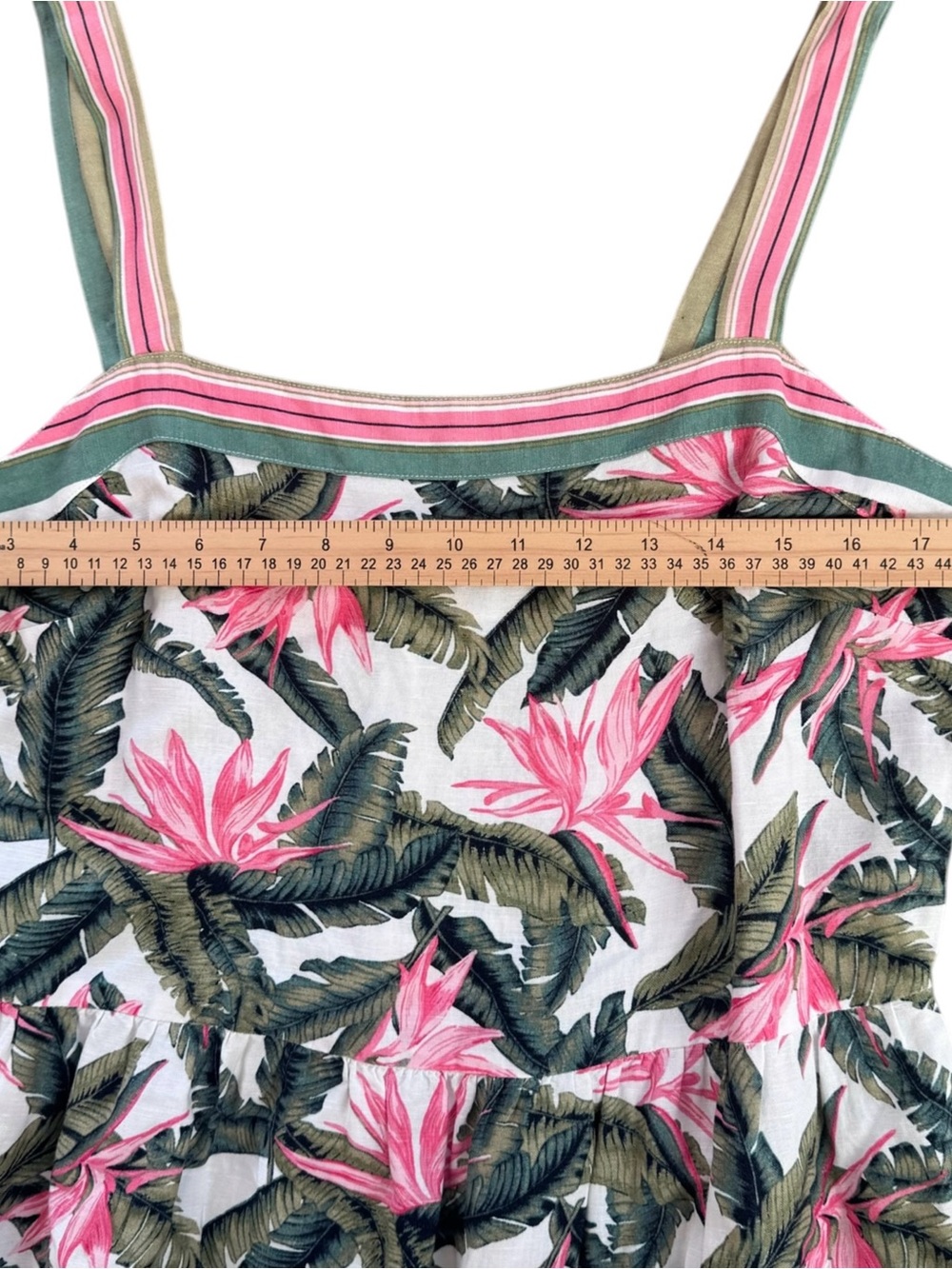 NWT! LOFT Multicolor Floral Linen Blend Maxi Dress 10 - Picture 11 of 12